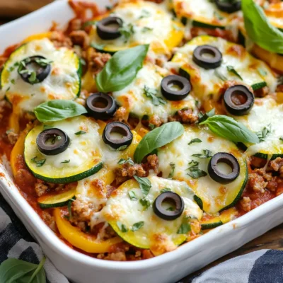 Zucchini Pizza Casserole Easy and Tasty Recipe