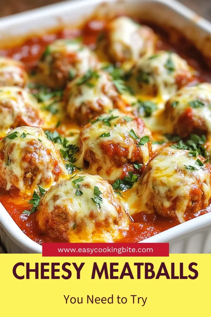 Discover this delicious cheesy meatball recipe that blends ricotta and ground beef for a mouthwatering twist! These ricotta meatballs are easy dinner recipes perfect for busy nights. Enjoy a baked meatball recipe that will impress your family and friends. Ready to elevate your meal? Click to save this tasty dish! #CheesyMeatballs #RicottaMeatballs #EasyDinnerRecipes #BakedMeatballs
