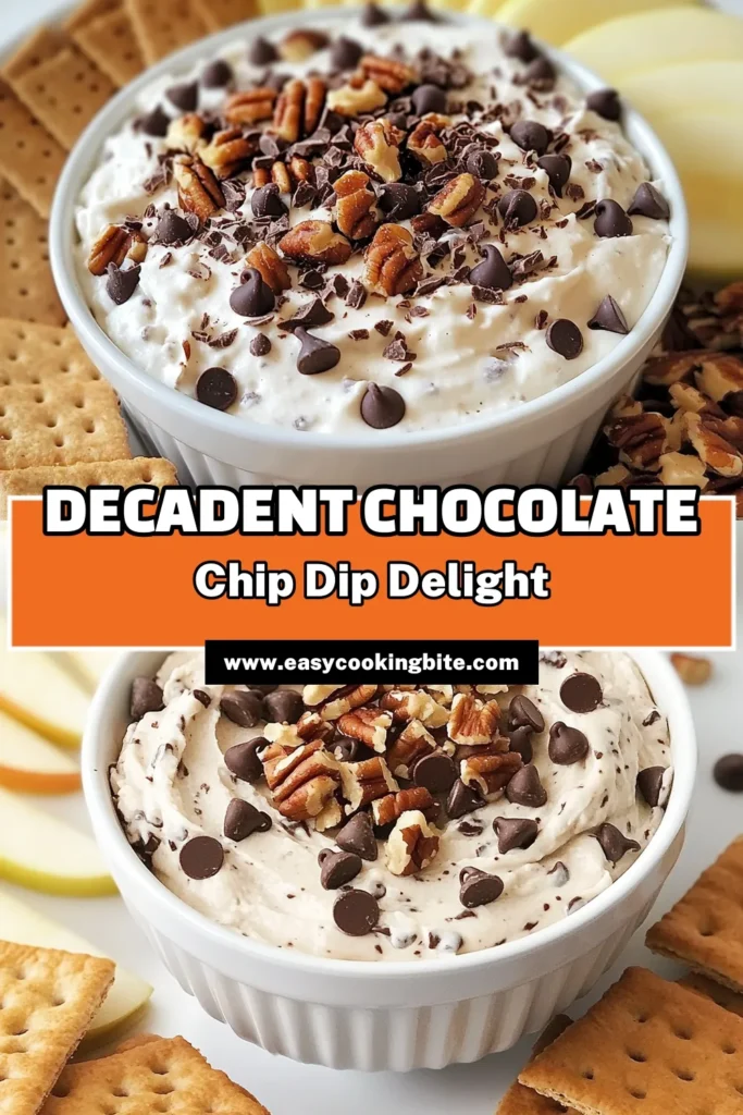 Indulge in the ultimate no-bake dessert with this delicious chocolate chip cookie dough dip! Perfect for parties or a sweet treat at home, this easy dessert recipe combines creamy cream cheese, buttery brown sugar, and mini chocolate chips for a delightful edible cookie dough dip. Gather your dippers and enjoy this crowd-pleaser that's ready in just 10 minutes. Click to try it now! #ChocolateChipCookieDoughDip #EasyDessertRecipes #NoBakeDessertDip #PartyDipRecipes