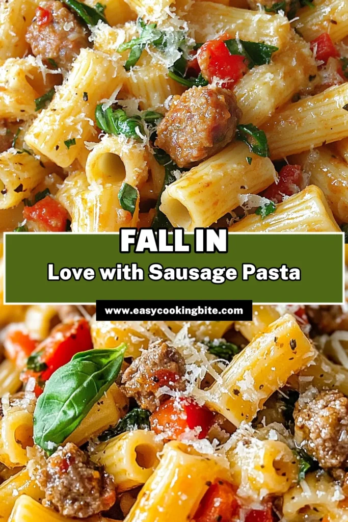 Discover the deliciousness of Marry Me Ditalini Sausage Pasta, an easy pasta dish that’s sure to impress. This Italian sausage pasta recipe combines ditalini pasta with spinach, creating a vibrant one-pot sausage pasta meal. Perfect for busy weeknights, this recipe is quick to prepare and bursting with flavor. Try it today and make every dinner a special occasion! Save it for later! #MarryMeDitaliniPasta #EasyPastaDishes #ItalianSausagePasta #OnePotSausagePasta