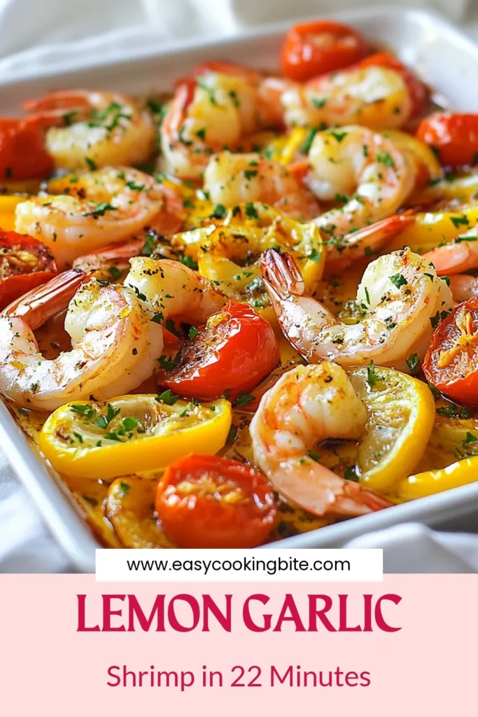 Discover this easy sheet pan shrimp recipe featuring lemon garlic shrimp, perfect for a quick seafood dinner! With roasted shrimp and vegetables, this delicious meal is ready in just 22 minutes. It’s packed with flavor and nutrients, making it a perfect choice for busy weeknights. Don't miss out on this simple yet satisfying dish! Save this recipe now for your next easy shrimp dinner! #SheetPanShrimp #LemonGarlicShrimp #QuickSeafoodRecipes #EasyDinnerIdeas