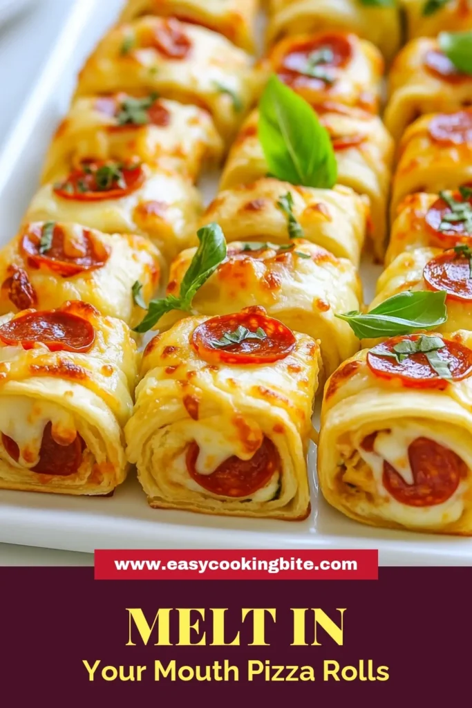 Looking for a fun and delicious snack? Try these tortilla pizza rolls, the ultimate homemade pizza snack! This easy pizza recipe is perfect for quick tortilla appetizers that everyone will love. Baked to perfection, these cheesy rolls are filled with pizza sauce and your favorite toppings. Ideal for parties or family movie nights! Don’t miss out on this tasty treat—save the recipe and get rolling! #TortillaPizzaRolls #EasyPizzaRecipe #BakedPizzaRolls #QuickTortillaAppetizers