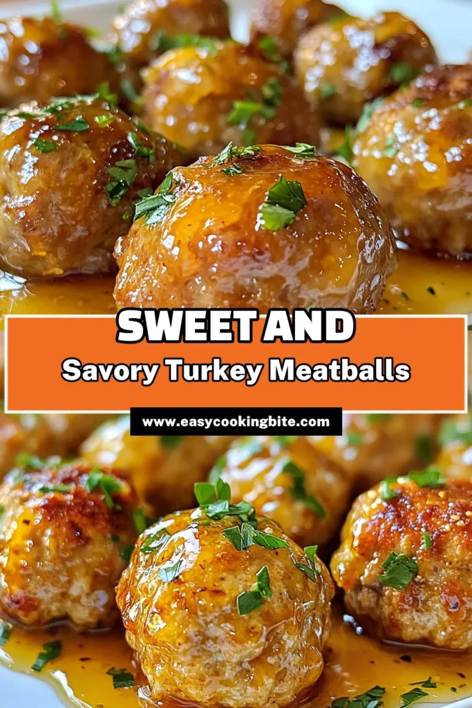 Discover the deliciousness of honey garlic turkey meatballs, an easy meatball appetizer that will impress your guests! This simple ground turkey meatball recipe is baked to perfection and tossed in a flavorful honey garlic sauce. Perfect for parties or a family dinner, these baked turkey meatballs are sure to be a hit. Try this mouthwatering recipe today and enjoy a burst of flavor! Save this for later! #HoneyGarlicTurkeyMeatballs #EasyAppetizer #TurkeyMeatballs #BakedMeatballs