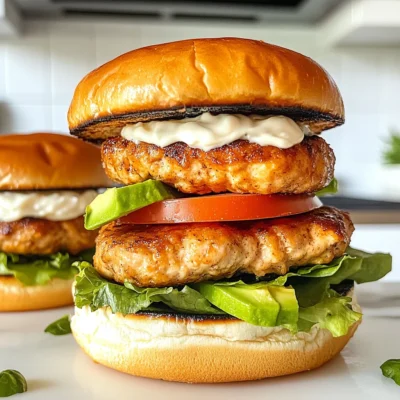 Chipotle Chicken Burgers Flavorful and Simple Recipe