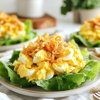 Crispy Egg Salad Packed with Flavorful Crunch