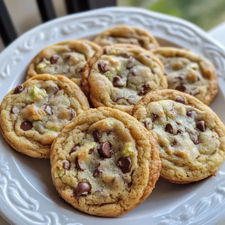 - 1 ripe avocado, mashed - 1 cup brown sugar - 1/2 cup white sugar - 1/4 cup coconut oil, melted - 1 small egg - 1 teaspoon vanilla extract - 1 1/2 cups all-purpose flour - 1 teaspoon baking soda - 1/2 teaspoon salt - 1 cup chocolate chips (dark or semi-sweet) - 1/2 cup chopped walnuts (optional) The star of this cookie is the ripe avocado. It adds creaminess and healthy fats. The mix of brown and white sugar gives a nice sweetness. Coconut oil keeps the cookies moist and adds flavor. Feel free to experiment! Here are a few ideas: - Chopped nuts (like walnuts or pecans) for crunch - Dried fruit for sweetness - Oats for a chewy texture These add-ins can make your cookies unique and fun. Avocados are not just tasty; they are good for you too. They are rich in healthy fats, which can help lower bad cholesterol. They also provide fiber, which helps with digestion. Using avocado in cookies makes them feel less guilty. You still get that yummy chocolate flavor, but with a boost of nutrition. Enjoying these cookies means you can treat yourself while being kind to your body. {{ingredient_image_1}} First, gather all your ingredients. You need one ripe avocado, brown sugar, white sugar, melted coconut oil, one egg, and vanilla extract. Next, measure out all-purpose flour, baking soda, salt, chocolate chips, and optional walnuts. Preheat your oven to 350°F (175°C). Line a baking sheet with parchment paper for easy cleanup. In a large bowl, mash the avocado until it’s smooth. Mix in the brown sugar and white sugar until creamy. Then, add the melted coconut oil, egg, and vanilla. Beat these ingredients together until they blend well. In another bowl, whisk the flour, baking soda, and salt. Gradually add this mixture to the wet ingredients and stir until just combined. Finally, fold in the chocolate chips and walnuts if you choose to use them. Using a tablespoon or cookie scoop, drop spoonfuls of dough onto the prepared baking sheet. Make sure to leave space between each cookie, as they will spread while baking. Bake your cookies for 10-12 minutes. Look for golden brown edges. Once done, take them out and let them cool on the sheet for about 5 minutes. After that, transfer the cookies to a wire rack to cool completely. Enjoy the delicious aroma as they cool! To mash avocado well, choose a ripe one. The skin should be dark green. Press gently; it should feel soft. Cut the avocado in half and remove the pit. Use a fork to mash it in a bowl. Aim for a smooth, creamy texture. This ensures even mixing in your cookies. For the best cookies, mix the avocado well with sugars until smooth. This helps to blend flavors. When adding dry ingredients, mix just until combined. Over-mixing can make the cookies tough. The right balance keeps them soft and chewy, with a rich chocolate flavor. Avoid using unripe avocados; they will not mash well. Also, don’t skip the coconut oil. It adds moisture and flavor. Make sure your oven is preheated. Unbaked dough can spread too much if the oven is cold. Lastly, leave space between cookies on the baking sheet. They need room to grow! Pro Tips Use Ripe Avocado: Ensure your avocado is perfectly ripe for the best flavor and texture. A ripe avocado will be slightly soft to the touch but not mushy. Chill the Dough: For thicker cookies, chill the dough for about 30 minutes before baking. This will help prevent spreading and create a chewy texture. Experiment with Sweeteners: Feel free to substitute part of the sugars with maple syrup or honey for a different flavor profile and added moisture. Storing Cookies: Store your cookies in an airtight container at room temperature for up to a week, or freeze them for longer storage. Just make sure to separate layers with parchment paper. {{image_2}} To make these cookies gluten-free, swap out the all-purpose flour. You can use a 1:1 gluten-free flour blend. This blend works well in most baking recipes. Just be sure to check the label for any added ingredients. The rest of the recipe stays the same. You still get that soft, chewy texture. For a vegan version, replace the egg. You can use a flax egg instead. To make a flax egg, mix 1 tablespoon of ground flaxseed with 2.5 tablespoons of water. Let it sit for about 5 minutes until it thickens. Also, choose dairy-free chocolate chips. This keeps the cookies plant-based and just as tasty. Want to jazz up your cookies? Try adding nuts like walnuts or pecans. They add a nice crunch. You can also add spices like cinnamon or nutmeg for a warm flavor. For a fun twist, mix in some dried fruit, like cranberries or cherries. These additions make each bite exciting and unique. To keep your cookies fresh, store them in an airtight container. This helps retain their moisture. I recommend placing parchment paper between layers to avoid sticking. You can keep them at room temperature for up to five days. If you want them to last longer, refrigeration is an option. Just remember to let them come to room temperature before eating. If you want to save some for later, freezing is easy. First, let the cookies cool completely. Then, place them on a baking sheet in a single layer. Freeze them for about an hour until firm. After that, transfer the cookies to a freezer-safe bag or container. They can last for up to three months in the freezer. Just label the bag with the date so you remember. To enjoy your cookies warm, you can reheat them. Preheat your oven to 350°F (175°C). Place the cookies on a baking sheet. Heat them for about 5-7 minutes. This will bring back their soft texture. If you're in a hurry, you can also use the microwave. Heat them for about 10-15 seconds. Just be careful not to overheat them, or they might get tough. Yes, you can use ripe avocados. They should be soft and easy to mash. This helps create a smooth cookie dough. Ripe avocados add creaminess and healthy fats to the mix. These cookies taste rich and delicious. The avocado adds a subtle flavor. You still get the sweet, chocolatey taste you love. Many people find these cookies even better than classic ones. The texture is soft and chewy, just like you want. You can use unsalted butter or vegetable oil instead of coconut oil. Both options work well. Butter gives a rich flavor, while vegetable oil keeps it light. Choose whichever you prefer for your cookies. These cookies last about a week at room temperature. To keep them fresh, store them in an airtight container. You can also freeze them for up to three months. Just thaw them when you're ready to enjoy! Avocado chocolate chip cookies are a fun twist on a classic treat. We discussed key ingredients, preparation steps, and tips for perfecting texture. You learned to avoid common mistakes and explore gluten-free and vegan options. Storing and reheating these cookies keeps them fresh and tasty. In the end, these cookies are not just delicious, but also healthier. Enjoying them can add joy to your baking adventures!