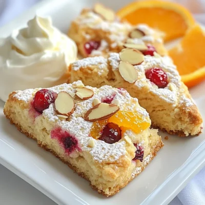 Cranberry Orange Scones Fresh and Flavorful Delight