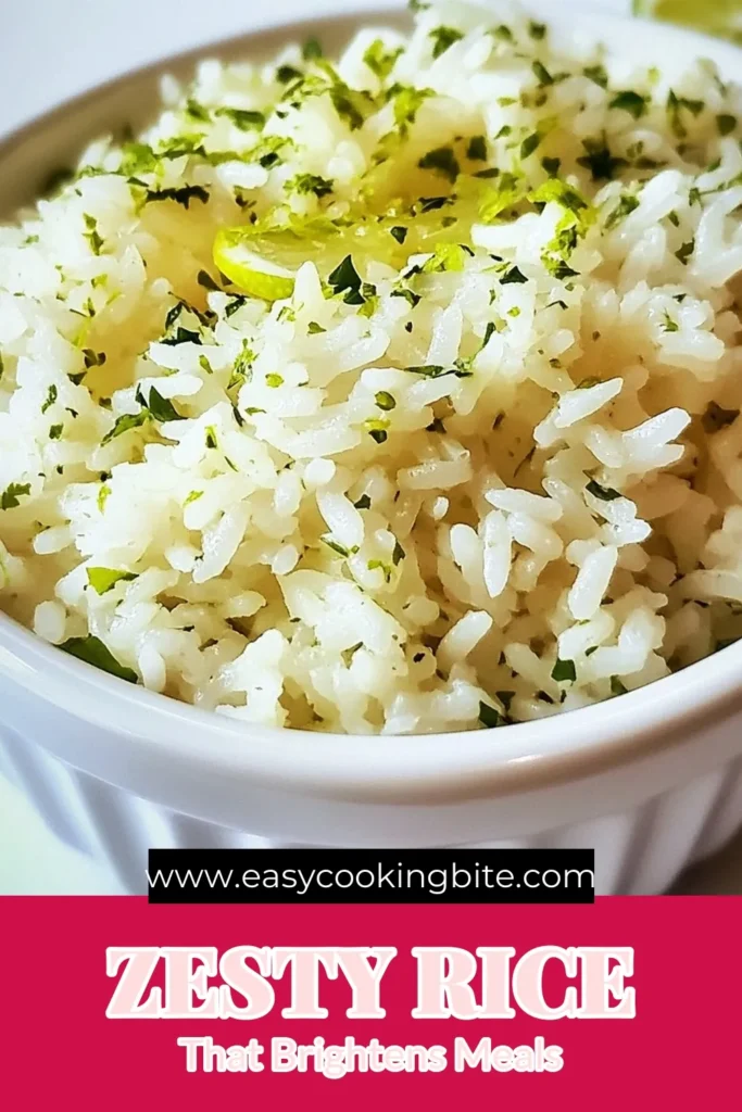 Discover the perfect side dish with this zesty cilantro lime rice recipe! This easy cilantro rice is bursting with flavor, featuring fluffy lime rice infused with fresh cilantro and a hint of garlic. It's a delightful addition to any meal and a fantastic option for vegetable rice dishes. Elevate your dinner menu today by trying this simple recipe. Save and share this tasty cilantro lime rice idea! #CilantroLimeRice #ZestyRiceRecipe #EasyCilantroRice #FluffyLimeRice