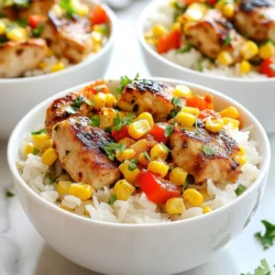 - 2 boneless, skinless chicken breasts, cut into bite-sized pieces - 1 cup long-grain white rice - 2 cups chicken broth The main ingredients make this dish hearty and filling. The chicken breasts provide protein, while the rice serves as a great base. Chicken broth adds flavor and helps cook the rice just right. This combo will keep you satisfied. - 1 bell pepper, diced (red or green) - 1 cup corn kernels (fresh or frozen) - 1 small onion, diced - 3 cloves garlic, minced The vegetables add color and crunch. I love using bell peppers for their sweetness. Corn adds pops of flavor, while onion and garlic bring depth. Together, they make every bite exciting and fresh. - 2 tablespoons Cajun seasoning - 1 teaspoon smoked paprika - Salt and pepper to taste - Fresh parsley, chopped for garnish Seasonings bring life to the dish. Cajun seasoning adds a kick, while smoked paprika gives a warm, rich flavor. A pinch of salt and pepper balances everything. Finish with fresh parsley for a bright touch. This is how you elevate simple chicken and rice to something special. {{ingredient_image_1}} Start by prepping your chicken and vegetables. Cut the two boneless, skinless chicken breasts into bite-sized pieces. This helps them cook evenly. Dice one bell pepper, and chop one small onion. If you use fresh corn, cut it off the cob. If using frozen corn, you can skip this step. Next, mix all the ingredients in a bowl. In a large mixing bowl, combine the chicken pieces, one cup of long-grain white rice, the diced bell pepper, one cup of corn, the diced onion, and three minced garlic cloves. Drizzle one tablespoon of olive oil over the mixture. Then, add two tablespoons of Cajun seasoning, one teaspoon of smoked paprika, and salt and pepper to taste. Toss everything together until well coated. This step builds flavor in every bite. Now it’s time to assemble the foil packs. First, cut four large pieces of aluminum foil, about 12 inches long each. Lay them flat on your work surface. Divide the chicken and rice mixture evenly among the four pieces of foil. Make sure each packet gets a good amount of chicken and veggies for balanced flavor. Carefully pour half a cup of chicken broth over each portion on the foil. This broth adds moisture and enhances the taste of the dish. Fold the foil packets over tightly. Seal them well to create a pocket. This keeps all the flavors trapped inside while cooking. You can choose to grill or bake your foil packs. Preheat your grill to medium-high heat or your oven to 400°F (200°C). Cook the packets for about 25 to 30 minutes. Check that the chicken is cooked through and the rice is tender. If you use a grill, keep the packets on a direct heat source. For the oven, place them on a baking sheet. Once cooked, remove the packets from heat. Let them sit for a few minutes before opening. Be careful, as the steam will be hot! Serve the contents in bowls, and finish with fresh chopped parsley for a pop of color. Enjoy your flavorful meal! To get juicy chicken and fluffy rice, follow these steps: - Cut chicken into small, even pieces. This helps it cook faster and uniformly. - Use long-grain white rice. It cooks well and has a nice texture. - Make sure to pour the chicken broth evenly over each pack. This keeps the rice moist. - Seal the foil tightly. This traps steam, helping everything cook evenly. Spice up your meal with these ideas: - Add a pinch of cayenne for extra heat. This will give your dish a nice kick. - Try adding some diced tomatoes for a tangy flavor. - Use smoked sausage instead of chicken for a different taste. - Swap Cajun seasoning with Creole seasoning for a milder flavor. Make your dish look as good as it tastes: - Serve the foil pack contents in a bowl to show off the colors. - Sprinkle fresh parsley on top for a pop of green. - Add some lime wedges on the side for a zesty twist. - Consider serving with a side salad to balance the meal. Pro Tips Use Fresh Ingredients: Opt for fresh vegetables and herbs whenever possible to enhance the flavors of your dish. Choose the Right Foil: Heavy-duty aluminum foil works best for grilling as it prevents tearing and leaking during cooking. Let the Packets Rest: Allow the foil packets to sit for a few minutes after cooking to let the steam settle and flavors meld. Customize Your Spice Level: Adjust the amount of Cajun seasoning based on your preference for spiciness; add more for a kick! {{image_2}} You can change the proteins and veggies in this recipe. Try shrimp or sausage for a twist. Shrimp cooks fast and adds a nice flavor. Sausage gives a hearty taste. For veggies, use zucchini or asparagus. These options are fresh and will make your meal colorful. You can cook these foil packs in the oven or on the grill. The oven gives even heat, but the grill adds a smoky flavor. On the grill, watch for flare-ups. Campfire cooking is fun too! Wrap the packs in heavy foil and place them on hot coals. Turn them often for even cooking. You can adjust the heat to fit your taste. For a milder dish, use less Cajun seasoning. You can also add a dollop of sour cream for creaminess. For kids, keep it simple. Use no spice or just a hint of seasoning. This way, everyone can enjoy the meal. To store leftovers, let the foil packs cool first. Then, place them in a clean, airtight container. You can also wrap them tightly in plastic wrap or foil. This keeps the food fresh and prevents spills. Leftovers stay good for up to three days in the fridge. Make sure to reheat them well before eating. If you want to freeze pre-cooked packets, let them cool completely. Wrap each packet in plastic wrap, then place them in a freezer bag. This keeps out air and prevents freezer burn. You can freeze them for up to three months. To reheat, thaw the packets overnight in the fridge. Then, cook them in the oven at 350°F (175°C) for about 20 minutes. Make sure they are hot all the way through. Planning meals ahead saves time during busy weeks. You can prepare the foil packs in advance and store them in the fridge. Portion out meals into individual packets. This makes it easy to grab and cook when you need a quick dinner. You can also mix and match ingredients for variety. Yes, you can prepare these foil packs in advance. Just follow these steps: - Mix all ingredients as directed. - Divide the mixture into the foil packs. - Seal them up tightly. - Store the packs in the fridge for up to 24 hours. When you're ready to cook, just place the packs on the grill or in the oven. This method saves time and makes meal prep easy. If you don't have chicken broth, you have options. Here are a few alternatives: - Vegetable broth gives a nice flavor. - Water works too, but add extra seasoning. - White wine can add a unique taste. Each substitute will change the flavor a bit, so choose what fits your meal. To cook the rice well in foil packs, follow these tips: - Use long-grain white rice for best results. - Ensure you pour enough liquid over the rice. Use 1/2 cup of broth for each pack. - Check the cooking time. About 25-30 minutes is ideal. - Let the packs rest after cooking. This helps steam the rice to perfection. Following these steps will ensure a tasty and well-cooked meal every time. This blog post outlines how to create delicious Cajun Chicken & Rice Foil Packs. You’ll learn about key ingredients like chicken, rice, and tasty veggies. We discussed easy steps for preparation, cooking, and serving. Tips for enhancing flavors and variations keep your meals exciting. Remember to store leftovers properly for later. This method not only simplifies cooking but also brings great flavor to your table. Enjoy making these foil packs for quick meals any day!