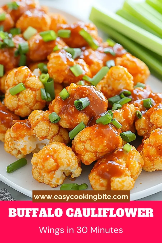 Discover the ultimate Air Fryer Buffalo Cauliflower recipe that's both healthy and delicious! These Vegan Buffalo Cauliflower wings are perfect for game day or a tasty snack. With a crispy texture and the spicy kick of buffalo sauce, they&rsquo;ll be a hit at your table. Follow this easy Cauliflower Wings recipe for a guilt-free treat everyone will love. Click to save and try these crispy Air Fryer Cauliflower wings! #VeganRecipes #AirFryerRecipes #HealthyEating #BuffaloCauliflower
