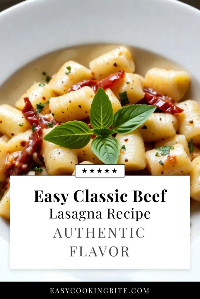 Indulge in this creamy sun-dried tomato gnocchi that's perfect for any weeknight dinner! This easy gnocchi recipe combines tender gnocchi with a rich creamy pasta sauce made from sun-dried tomatoes, garlic, and Parmesan cheese. Whether you're a fan of sun-dried tomato pasta or looking for a homemade gnocchi sauce, this dish delivers amazing flavor in just 20 minutes! Save this recipe for a delightful meal. #GnocchiRecipes #CreamyPasta #SunDriedTomatoPasta #EasyDinnerIdeas