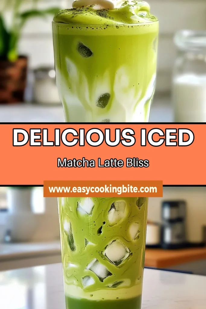 Discover the refreshing Iced Matcha Dalgona Latte, a delightful twist on your favorite matcha latte recipe. This whipped matcha drink combines the rich flavors of matcha and creamy milk, perfect for hot days. Explore Dalgona coffee variations with this simple iced matcha recipe that&rsquo;s ready in just 10 minutes. Try it today and elevate your beverage game! Save this recipe for a cool treat! #MatchaLatte #DalgonaCoffee #IcedMatchaRecipe #WhippedMatchaDrink