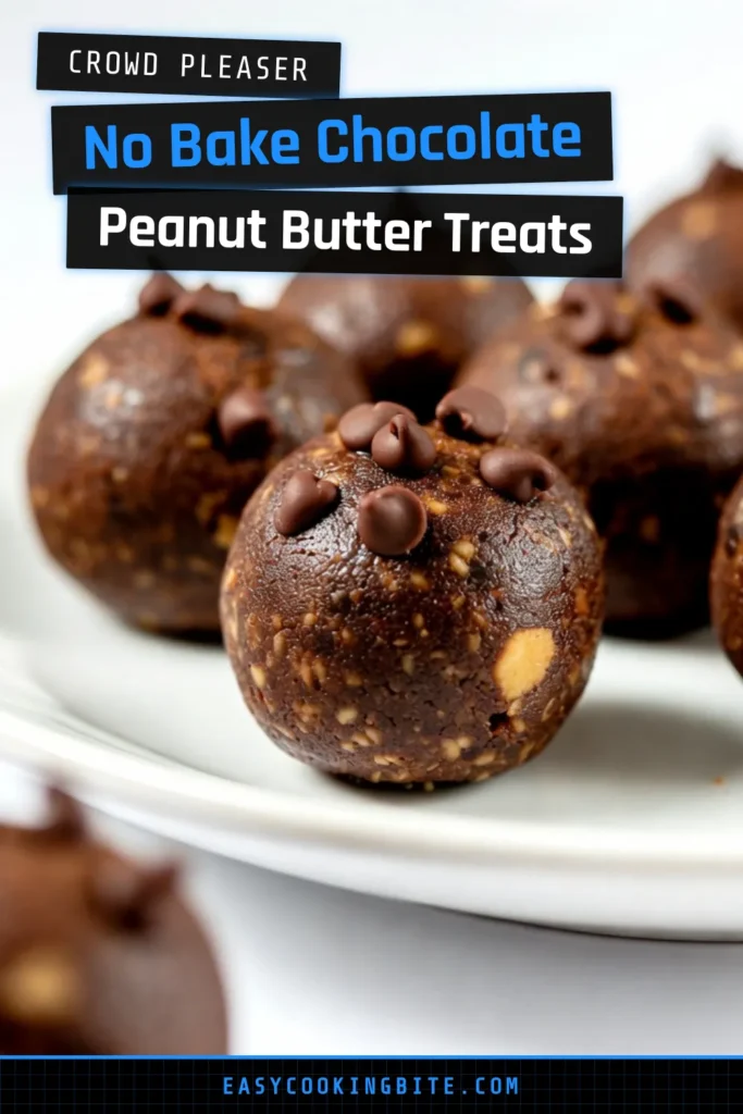 Indulge in these delicious chocolate peanut butter energy balls&mdash;perfect no-bake energy bites that make for a healthy snack. Packed with protein, these homemade energy balls are super easy to whip up with just a few ingredients. Enjoy them as a post-workout treat or a quick snack on the go. Don&rsquo;t miss out on this tasty, nutritious recipe! Pin now for your next healthy snack adventure! #HealthySnacks #NoBakeEnergyBites #ProteinPackedSnacks #EnergyBalls