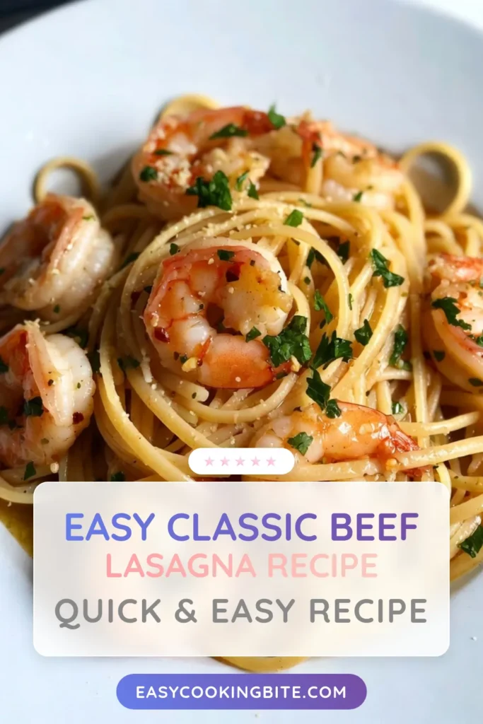 Indulge in a delightful shrimp scampi linguine that's perfect for busy weeknights! This easy shrimp pasta recipe combines tender linguine with garlic shrimp and a zesty lemon sauce, making it a quick shrimp scampi recipe you&rsquo;ll love. Ready in just 25 minutes, it&rsquo;s ideal for family dinners or impressing guests. Try this delicious linguine with shrimp tonight and savor every bite! Save this recipe for a tasty meal. #ShrimpScampiLinguine #EasyShrimpPasta #GarlicShrimpPasta #QuickDinnerIdeas