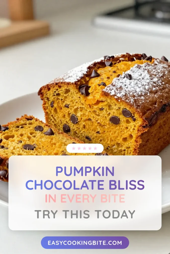 Indulge in the cozy flavors of fall with this delicious pumpkin chocolate chip bread! This easy pumpkin bread recipe combines pure pumpkin puree and rich chocolate chips for a moist, flavorful chocolate chip pumpkin loaf that&rsquo;s perfect for any occasion. Whether you&rsquo;re looking for fall baking recipes or a sweet treat for guests, this delightful bread will impress. Click to discover the recipe and start baking today! #PumpkinBread #FallBaking #ChocolateChipPumpkinLoaf #EasyRecipes