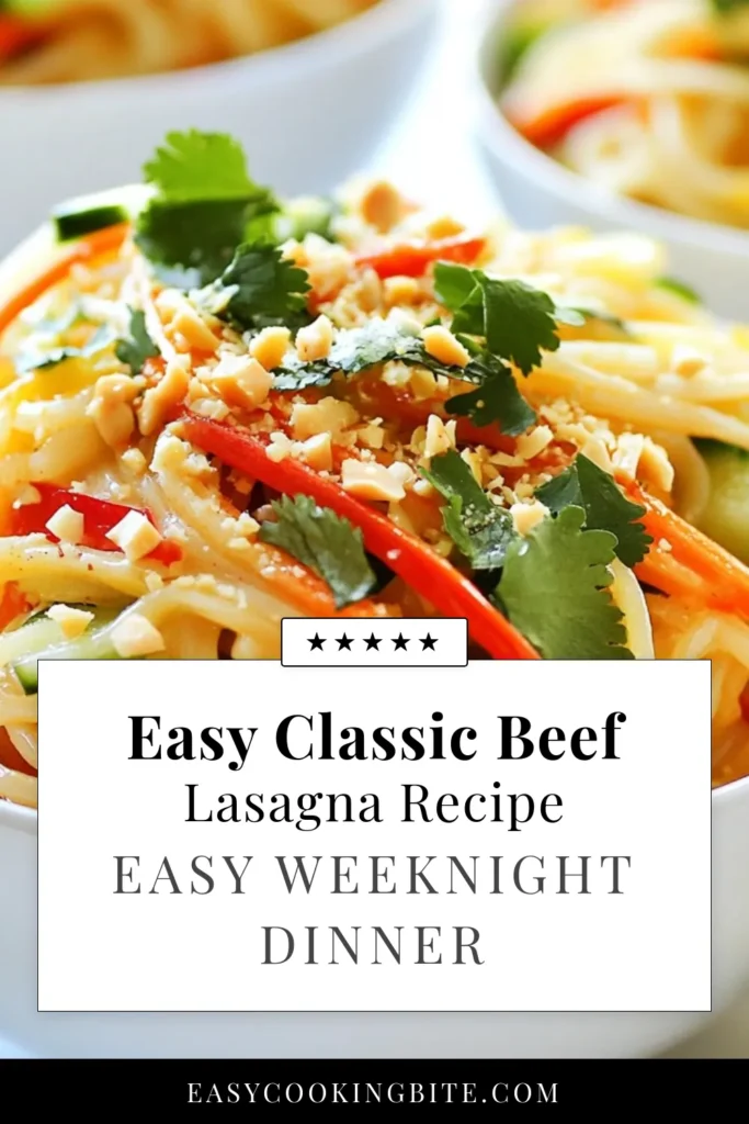 Discover the ultimate Spicy Peanut Noodles recipe that combines creamy peanut butter with fresh veggies for a vibrant, vegan rice noodle dish. This easy spicy noodle recipe features a tasty Thai peanut sauce that will have everyone coming back for more! Perfect for meal prep or a quick weeknight dinner. Save this crunchy peanut noodles recipe for your next cooking adventure! #SpicyPeanutNoodles #VeganNoodles #ThaiFood #EasyRecipes