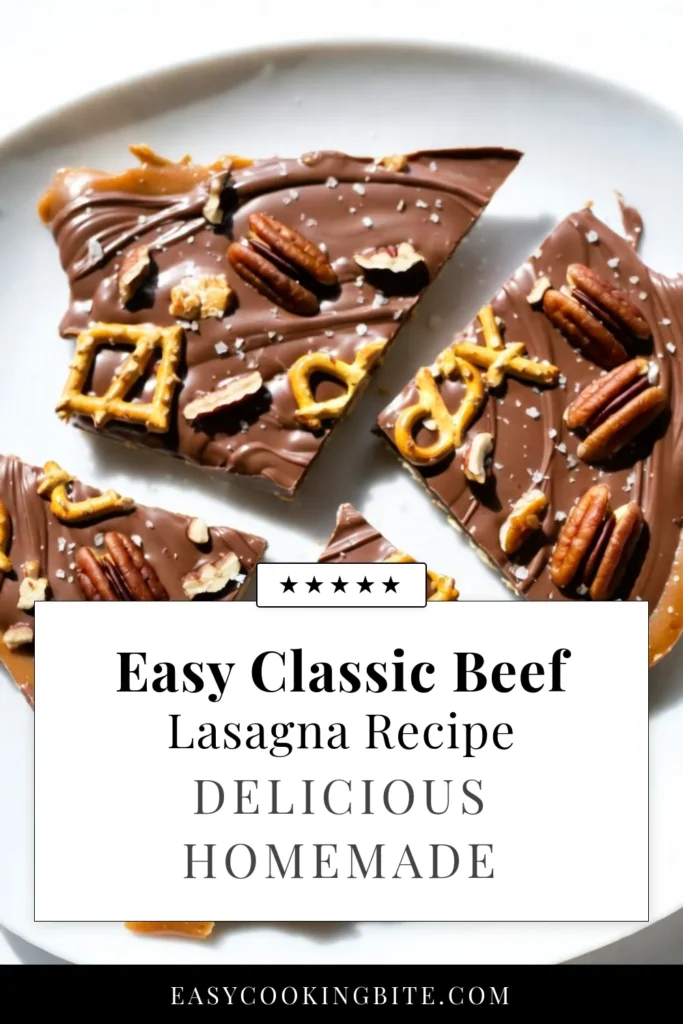 Satisfy your sweet tooth with this delicious Chocolate Caramel Pretzel Bark! This easy pretzel bark recipe combines crunchy pretzels, rich chocolate, and gooey caramel for the ultimate chocolate caramel treats. Perfect for any occasion, these no-bake bark desserts are quick to prepare and sure to impress. Don&rsquo;t miss out on this irresistible recipe &ndash; save it now and treat yourself! #ChocolateCaramelPretzelBark #EasyDessertRecipes #NoBakeBarkDesserts #PretzelBarkRecipe