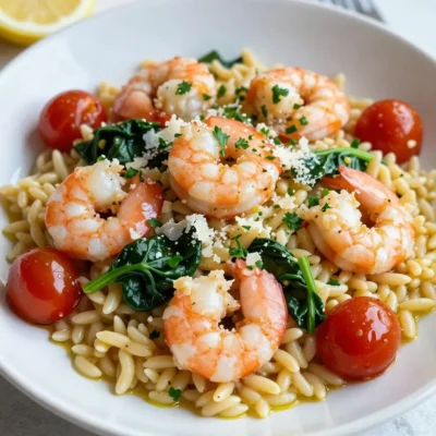 Lemon Garlic Shrimp Orzo Simple and Flavorful Recipe