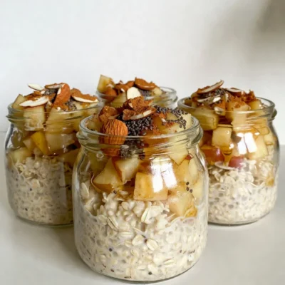 Apple Cinnamon Overnight Oats Tasty Healthy Breakfast