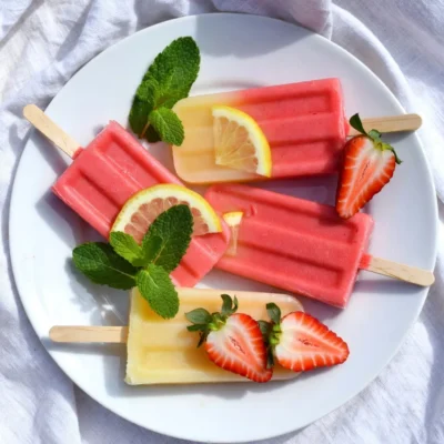 Strawberry Lemonade Popsicles Refreshing Summer Treat